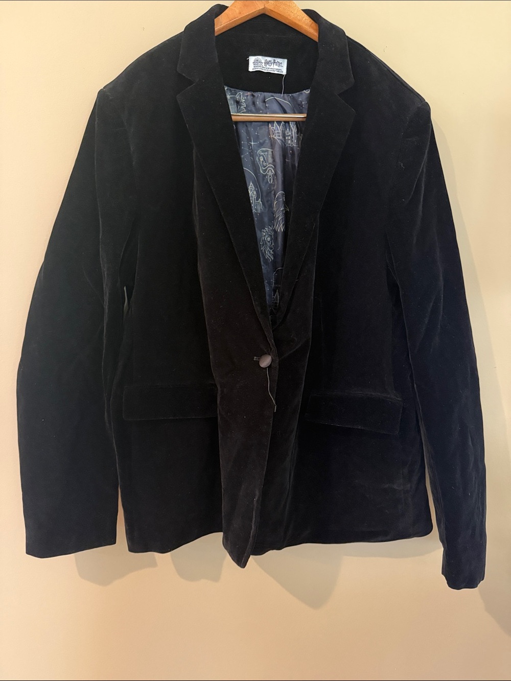 Official Harry Potter Hogwarts Constellation Velvet Blazer Jacket FUN.com Piece